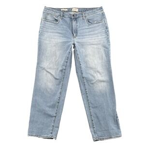 Universal Thread Jeans Women's 17 90's High Rise Straight Retro Whisker Academia